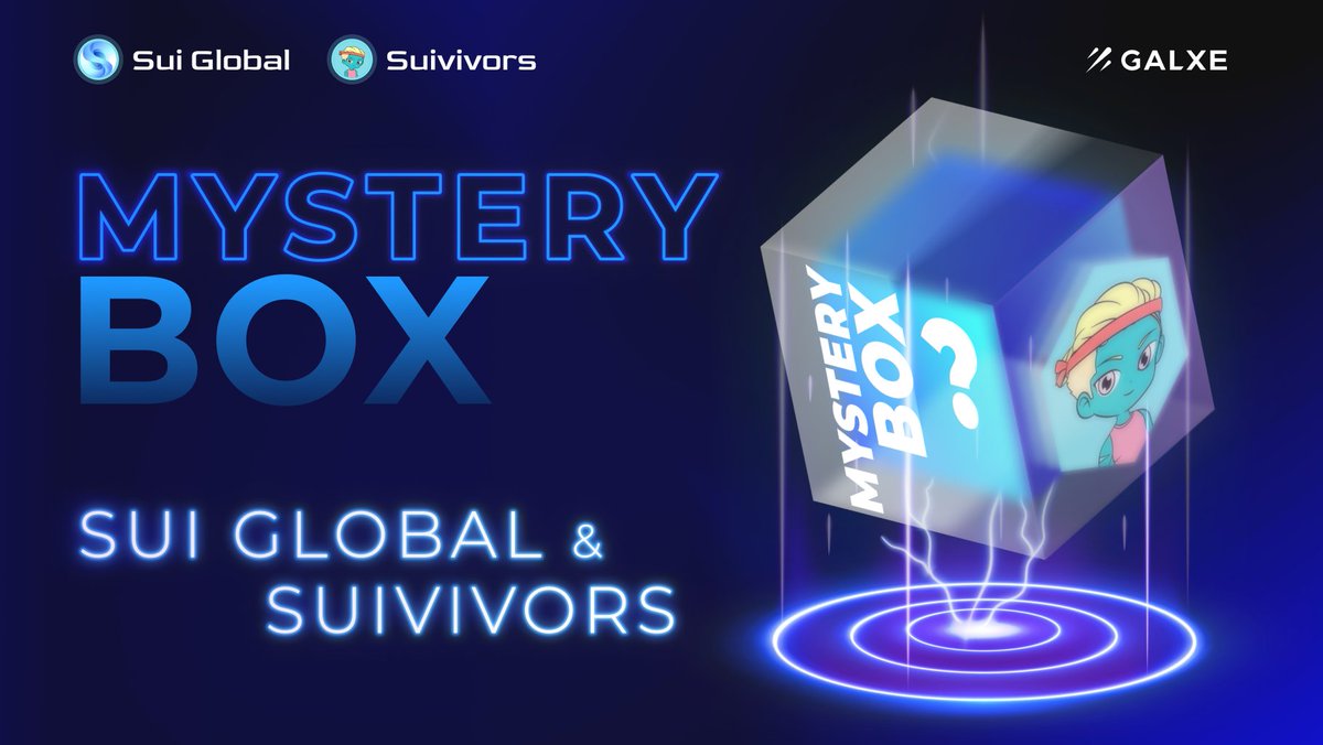 Monad Pump (@monadpump) on Twitter photo Sui Global x <a href="/suivivors/">Suivivors NFT on Sui</a>
🎁Mystery Boxes🎁
✅Get the Mystery Box
👉galxe.com/suiglobal/camp…
🚀Each participant will receive:
$Suivi Airdrop + OG Suivivors x Sui Global role
🍀You can also win one of the prizes:
- Suivivors WL
- 10 $USDT
- Event NFT
#Sui #SuiGlobal Sui Global x <a href="/suivivors/">Suivivors NFT on Sui</a>
🎁Mystery Boxes🎁
✅Get the Mystery Box
👉galxe.com/suiglobal/camp…
🚀Each participant will receive:
$Suivi Airdrop + OG Suivivors x Sui Global role
🍀You can also win one of the prizes:
- Suivivors WL
- 10 $USDT
- Event NFT
#Sui #SuiGlobal