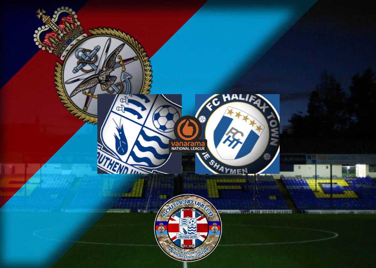 SUAFSG's tweet image. 𝙉𝙚𝙭𝙩 𝙐𝙥: 
@SUFCRootsHall host the shakers at Roots Hall in the vanarama national League as the look to continue their push for the play-offs.

🆚️ @FCHTOnline
🗓 14th February 2023
⌚️1945 Hours

#forcesfamily
#southendunited
#clubcrowncountry