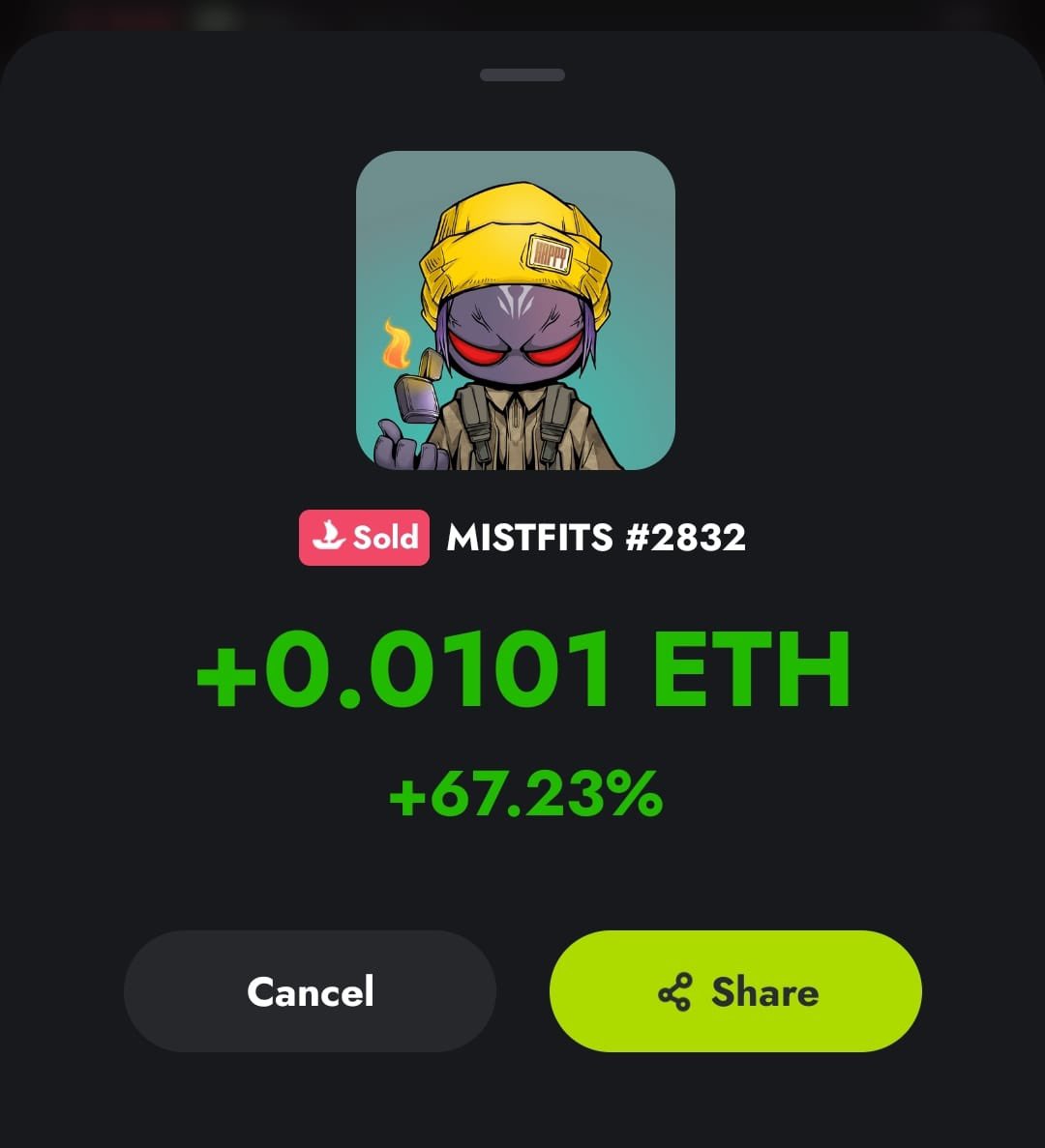 Afarry77's tweet photo. My first flip ever with @Z_team_pass 🔥 #NFTsales https://t.co/1KshqBkhbC