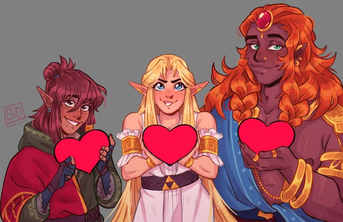 Happy Valentines! [ ancient loz au ] 
