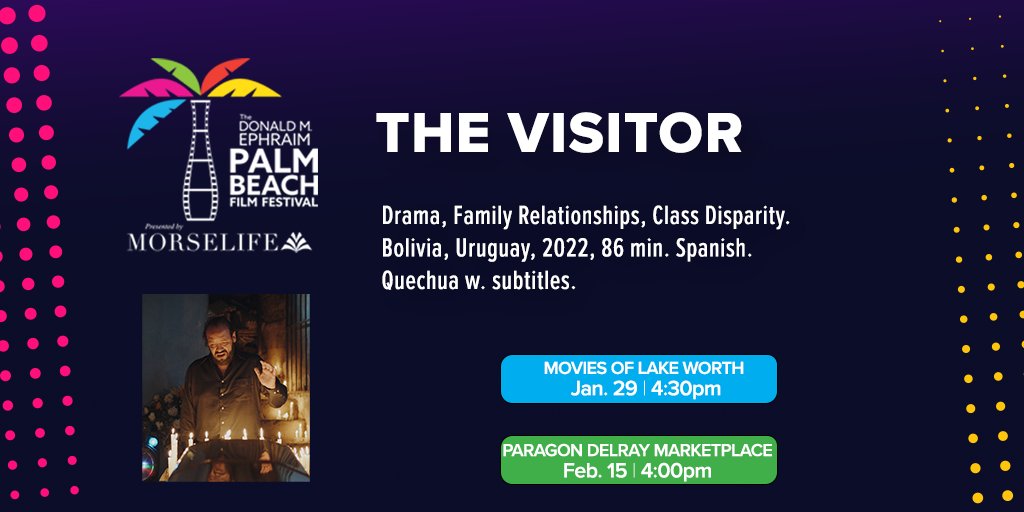 Humberto is an ex-convict with a tormented past, and he's set on rebuilding his relationship with his estranged daughter. Visit bit.ly/3X10Vko or call 561-220-1344 to purchase tickets. Tickets are also available at each screening. #PalmBeachFilmFestival #TheVisitor