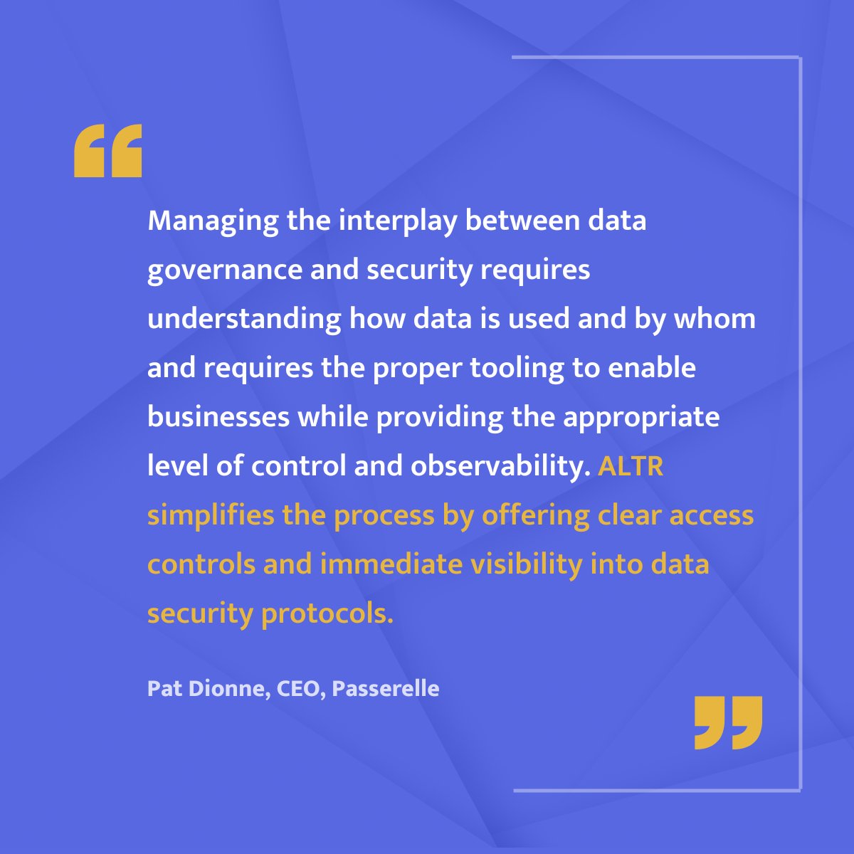 ALTR offers the robust #datagovernance and #datasecurity you need in modern data architecture.
 
get.altr.com/free/