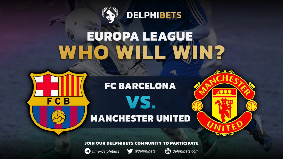 🔮 #40: EUROPA LEAGUE ⚽️

What will be the outcome of the game between FC Barcelona and Manchester United on 16th of February 2023?

➡️ Join t.me/delphibets to place your prediction!

$DPH $XRD #XRD #Radix #delphibets #crypto #cryptobets #EuropaLeague #soccer #sports