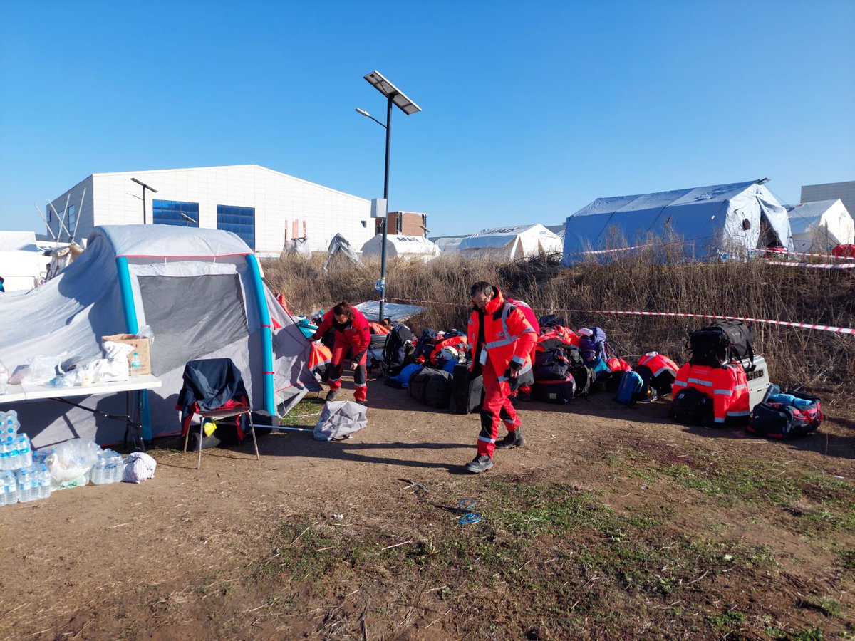 C’est l’heure de la #démobilisation et du retour pour l’équipe #INSARAG #USAR  médium Pompiers de l’urgence internationale. Les sauveteurs sont attendus à Limoges mercredi. #seisme #turquie #SeismeTurquieSyrie #seismeturquie #kahramanmaras