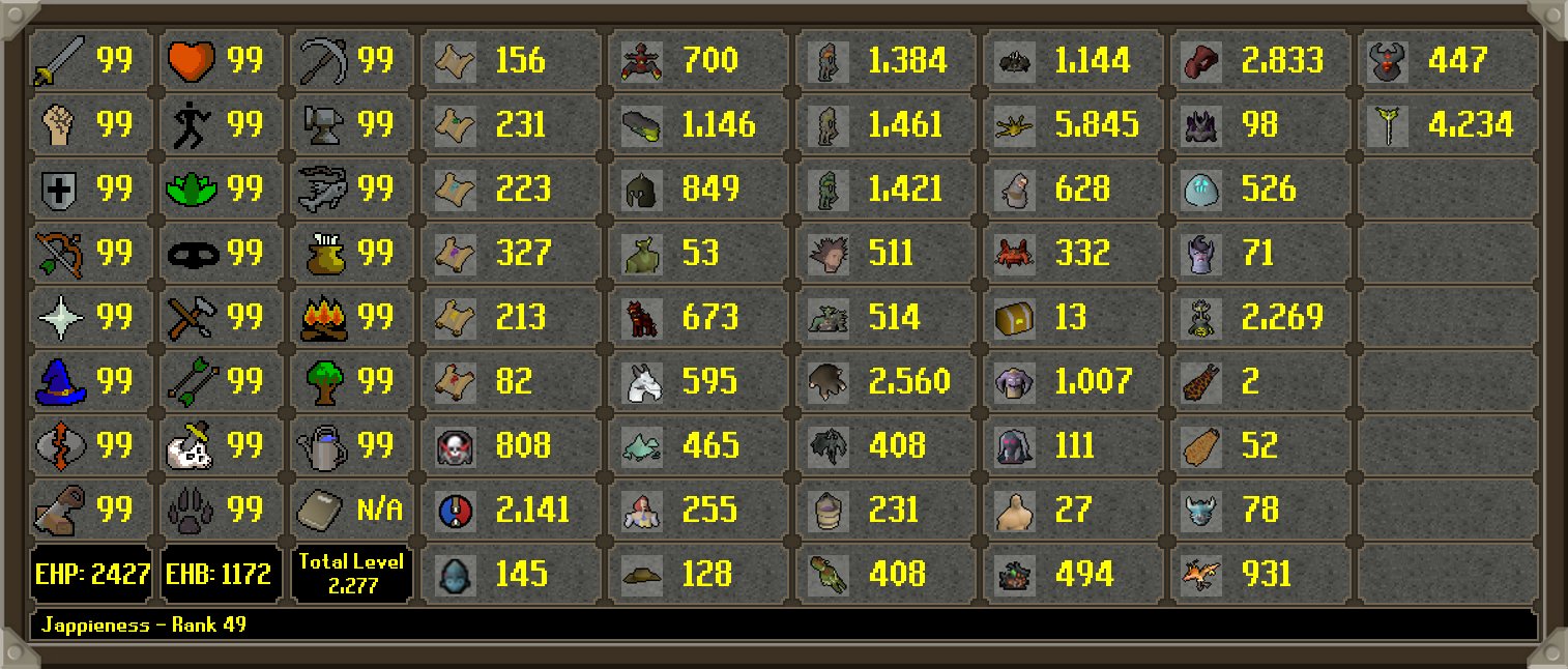 HCIM Deaths on X: &ldquo;Jappieness has died! Rank 49 Overall with 