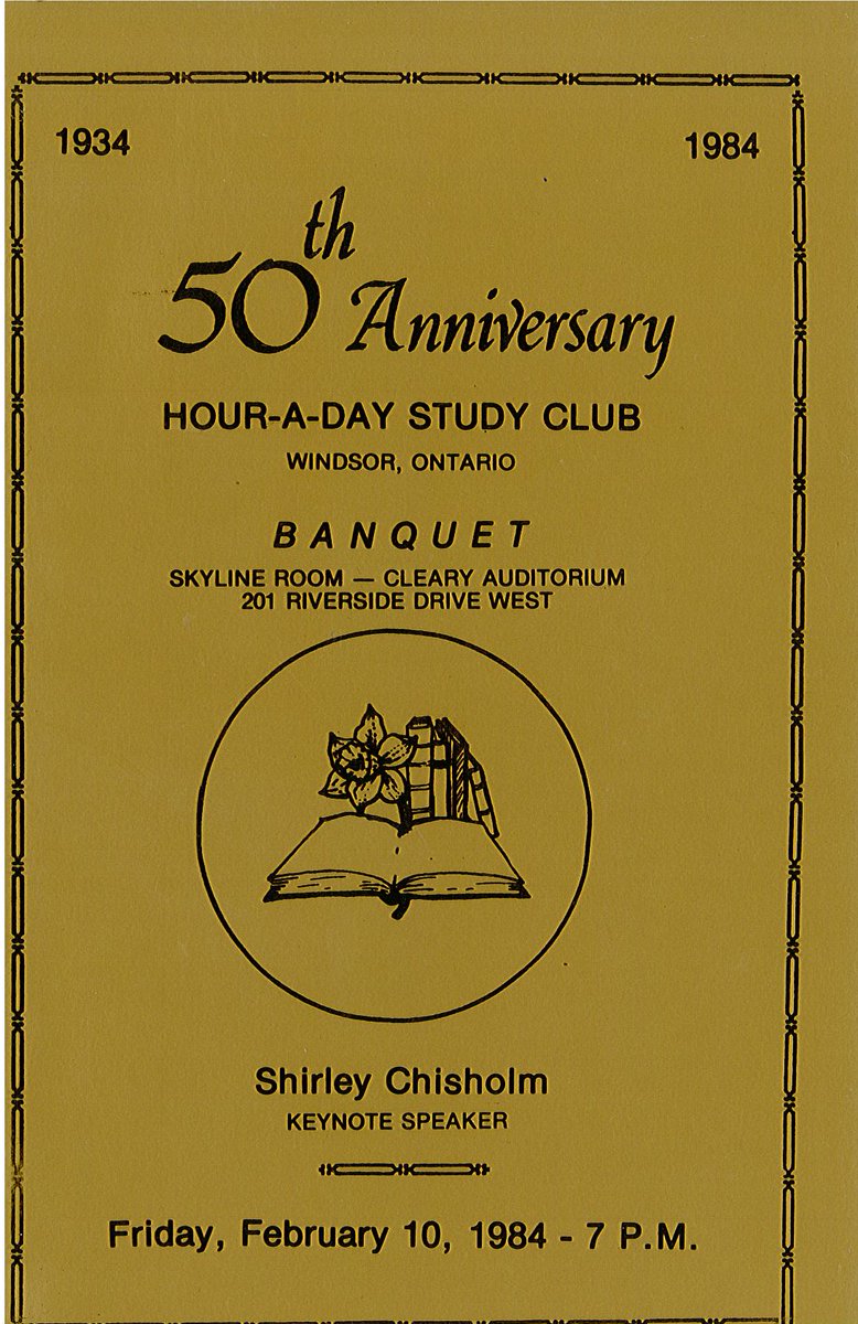 #DYK the 1st meeting of The Hour-A-Day Study Club was held in February 1934, and it is the longest running, non-profit, Black female-driven organization in Canada. #DYK they hosted High-Tea events for high-profile guests such as Mary McLeod Bethune &amp; Shirley Chisholm.