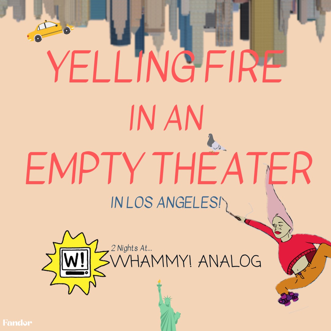 We’re bad at Twitter and forgot to tell you — tickets are moving fast for YELLING FIRE in LA this weekend! 8P Fri 2/17 - with @claytatum 8P Sun 2/19 - with @emberSAVES and @iambobbymccoy Justin Zuckerman, @kellyccooper + @ryanbrown23 at both screenings