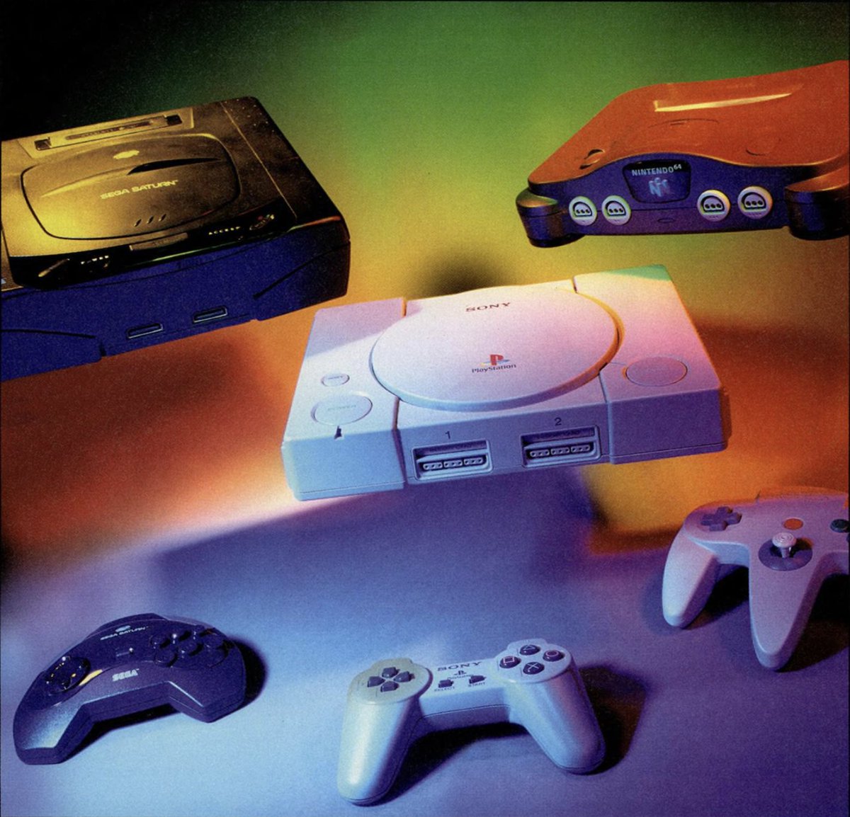 RT @RetroTechDreams: PlayStation, Sega Saturn, Nintendo 64 (Next Generation, December 1996) https://t.co/dwAVgdMK29