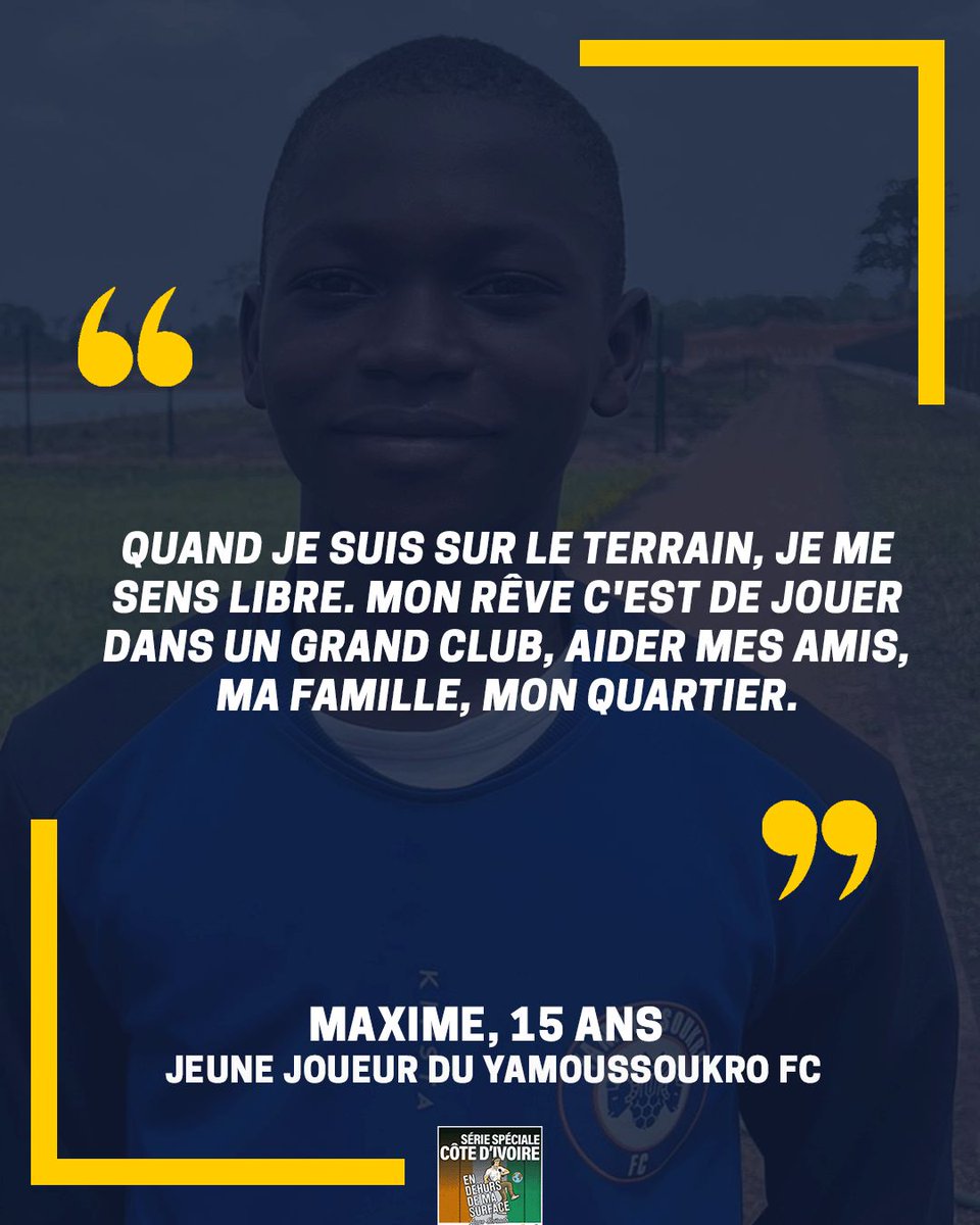 🇨🇮 Ce lundi dans le nouvel épisode de la série spéciale Côte d’Ivoire de “En dehors de ma surface”... une immersion unique au coeur de la flambant neuve académie du Yamoussoukro FC ⚽️ Tous ceux qui font "Yakro" sont au micro d'Hugo 🎙️ On fonce écouter ça, liens ci-dessous ⬇️
