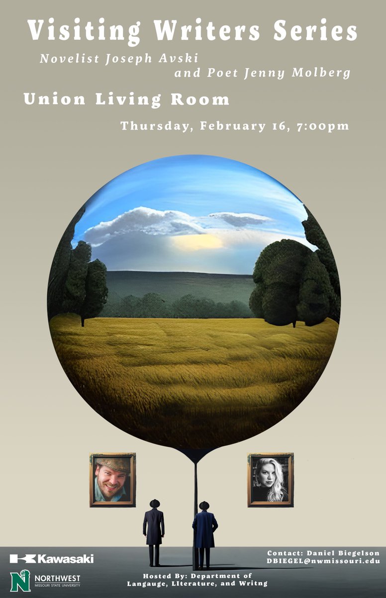 nwlanglit's tweet photo. Join us Thursday, the 13th, at 7pm in the Student Union Living Room! https://t.co/F7pGAmVDhU
