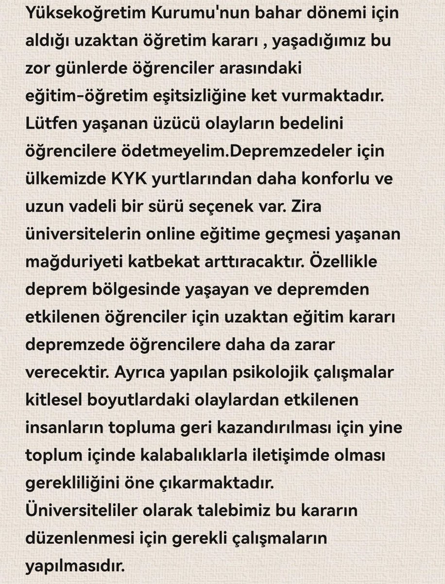 Eğitim çözüm adı altında feda edilecek kadar değersiz değildir #ueniversiteleracılsın #onlineegitimistemiyoruz #sbü #okullaracilsin #uzaktan #uzaktanegitimistemiyorum #YurtlarÇözümDeğil #universitelerkapatılmasın