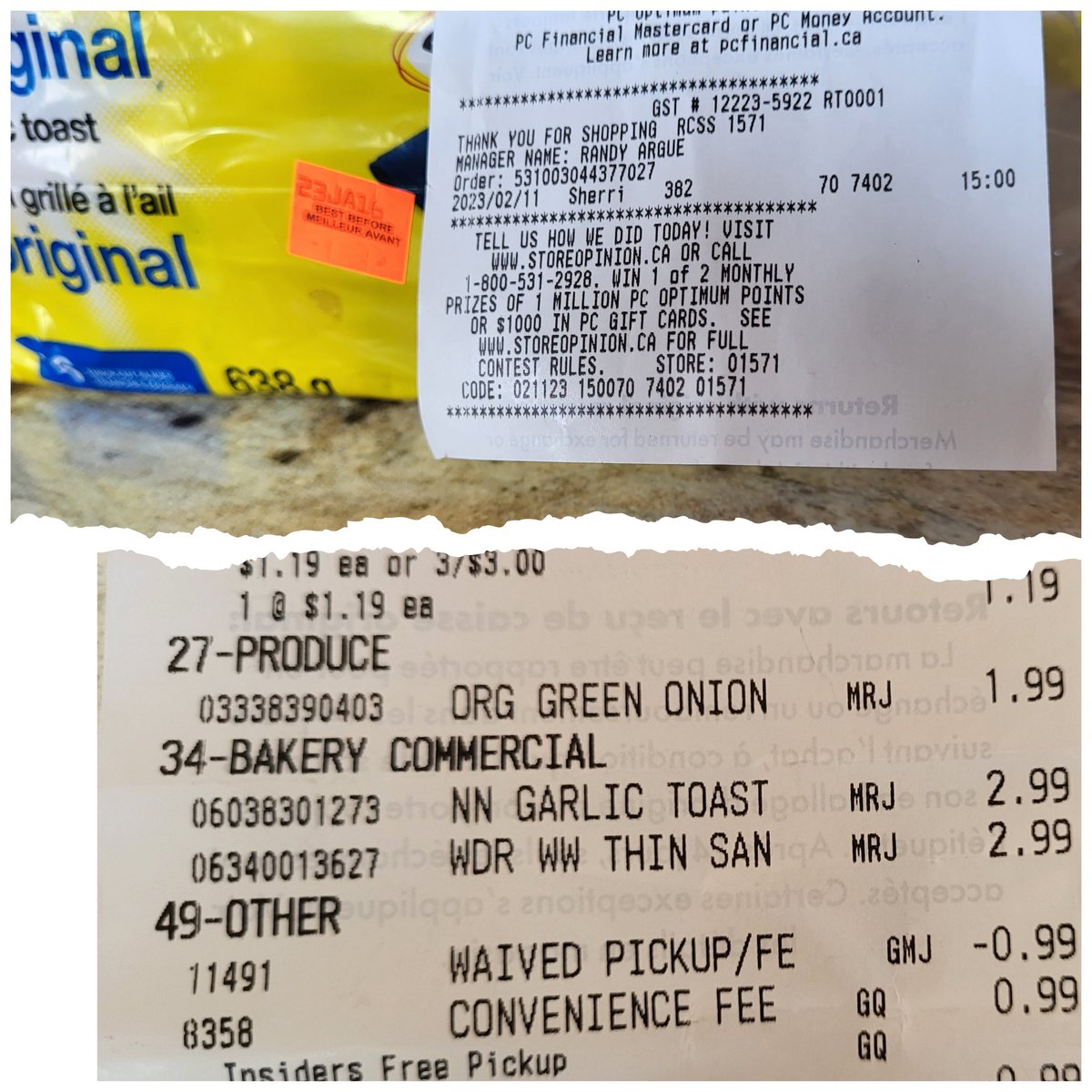 SharkMcdon's tweet photo. @HeyPC @PresChoice On Feb 11th, 2023, I made a pickup up order at the Lloydminster, Alberta location.  Drive back to the farm and notice an item expired Jan 23, 2023?  Love the optimum points, but not liking the idea of purchasing expired products.  I know you can do better! 🌻 https://t.co/V51zhUZ8ys