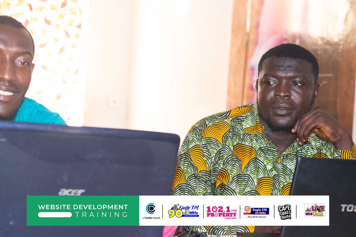 coast_code's tweet photo. Displaying media on a website is key to making the website beautiful and loving to be on that site. So today, trainees were taught how to add images, audio and video to the website.
#codecoast
#centraltechub
#centralregion
#capecoast https://t.co/5Mlus9VH0i