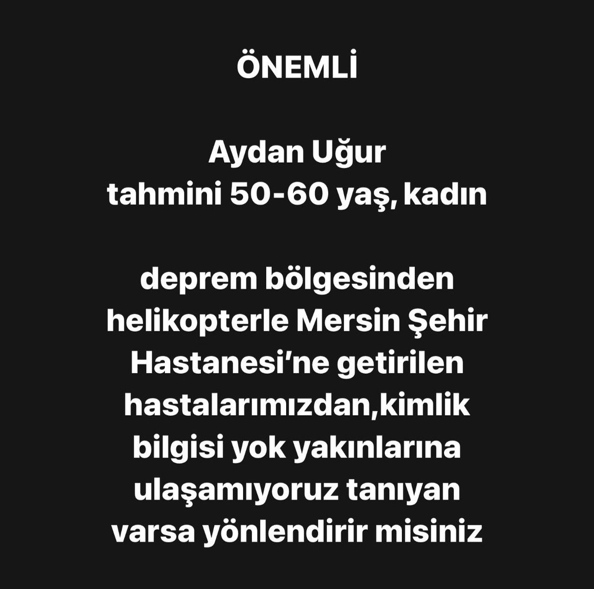<a href="/haluklevent/">Haluk Levent ( Ahbap Ekibi )</a> <a href="/ahbap/">Ahbap</a> @ahbaphatay <a href="/OguzhanUgur/">Oğuzhan Uğur</a> #depremsondakika #deprem