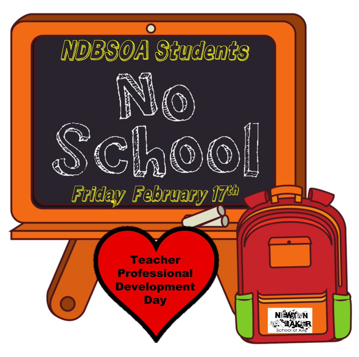 #NDBSOA Families.. NO SCHOOL on Fri, Feb 17th. Have a safe and happy weekend. We will see you back on Tues, Feb 21!! @Get2schoolcle @Ericgordon_CEO @Clemetroschools @Oheducation <a href="/Cleveland_PL/">Cleveland Public Library</a>  <a href="/CmsdKaren/">CMSD-Karen Thompson</a> <a href="/teachcle_cmsd/">Teach Cleveland</a> @Westparkkamms <a href="/CityofCleveland/">City of Cleveland</a> @KeepGoingCLE @justinmbibb