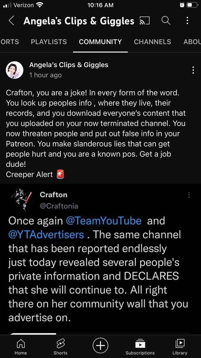 3rdEyeSeeAll's tweet photo. @TeamYouTube please give this reported Bullying and Harassment violation a look on this account.  She will not stop and not everyone has money for an attorney.  Your reporting system is way overdue for an upgrade. https://t.co/S4GNhLXp3D https://t.co/GJqQzo1lJ0