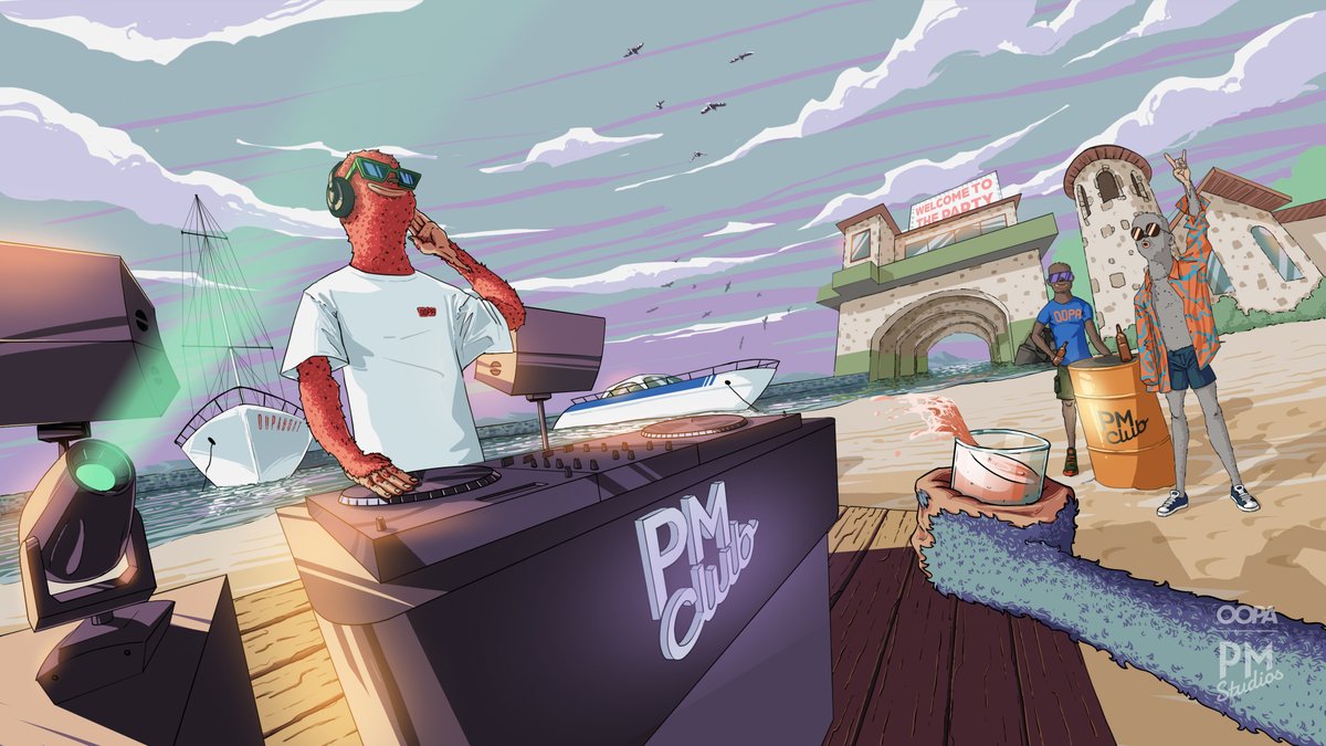 Two <a href="/oopa_nft/">OOPA</a> events this week 🪩

Game Night 🎲 - Wednesday at 8pm UTC (3pm EST)
Happy Hour 🍸 - Friday at 11pm UTC (6pm EST)

OOPA whitelists will be given out.

Location: discord.gg/partymansion