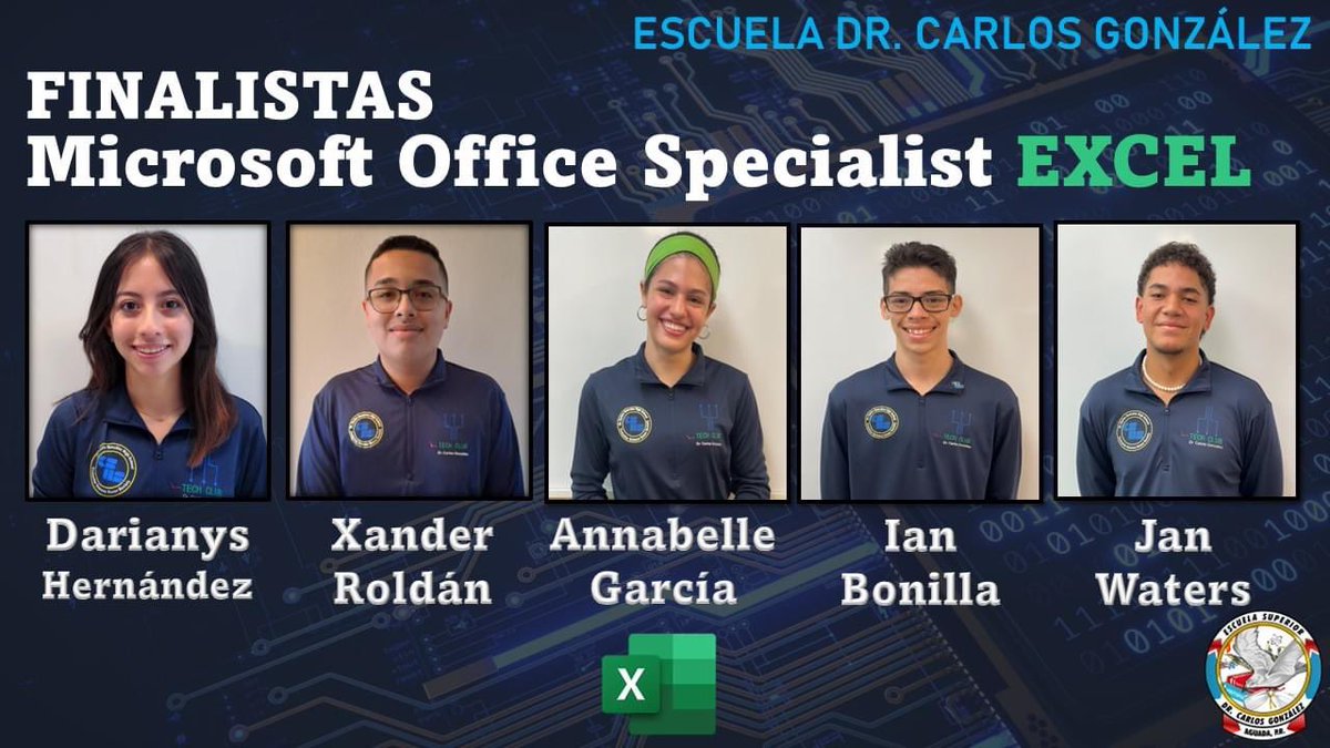techclubdcg's tweet photo. DOCE DE MIS ESTUDIANTES OBTIENEN EL BOLETO PARA LA FINAL EN LA COMPETENCIA DE TECNOLOGÍA  DE MICROSOFT OFFICE SPECIALIST. El 17 de febrero competirán por el campeonato para representar a PR en  "Microsoft Office Specialist World Championship".  Le deseamos el mayor de los éxitos. https://t.co/knIygRH3xy