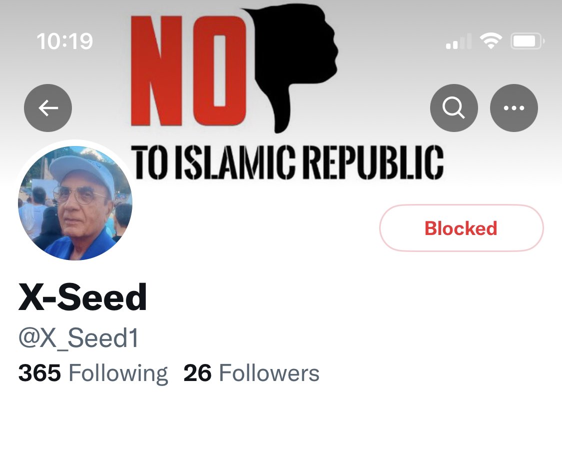 عکس معاون ساواک رو بجای عکس پروفایل ندیده بودیم که به سلامتی دیدیم. 🤦🏾
#زن_زندگی_آزادی 
#همبستگی (؟)