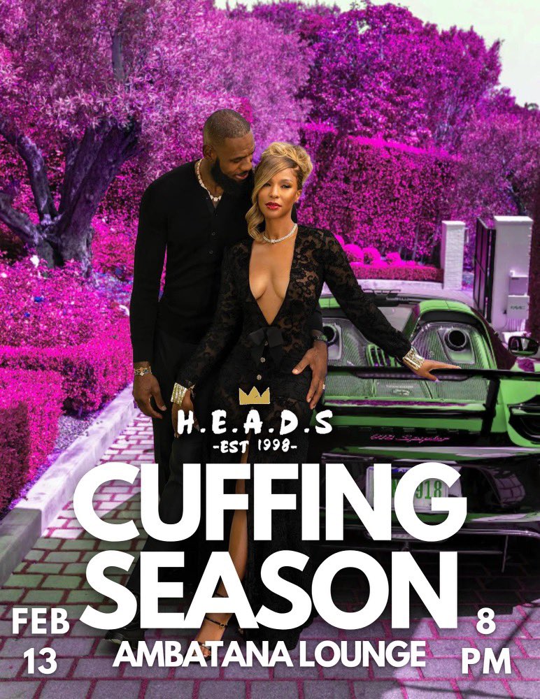 Valentine’s day coming up, and we know some of y’all still looking for a Valentine. Come learn about getting cuffed. 💘