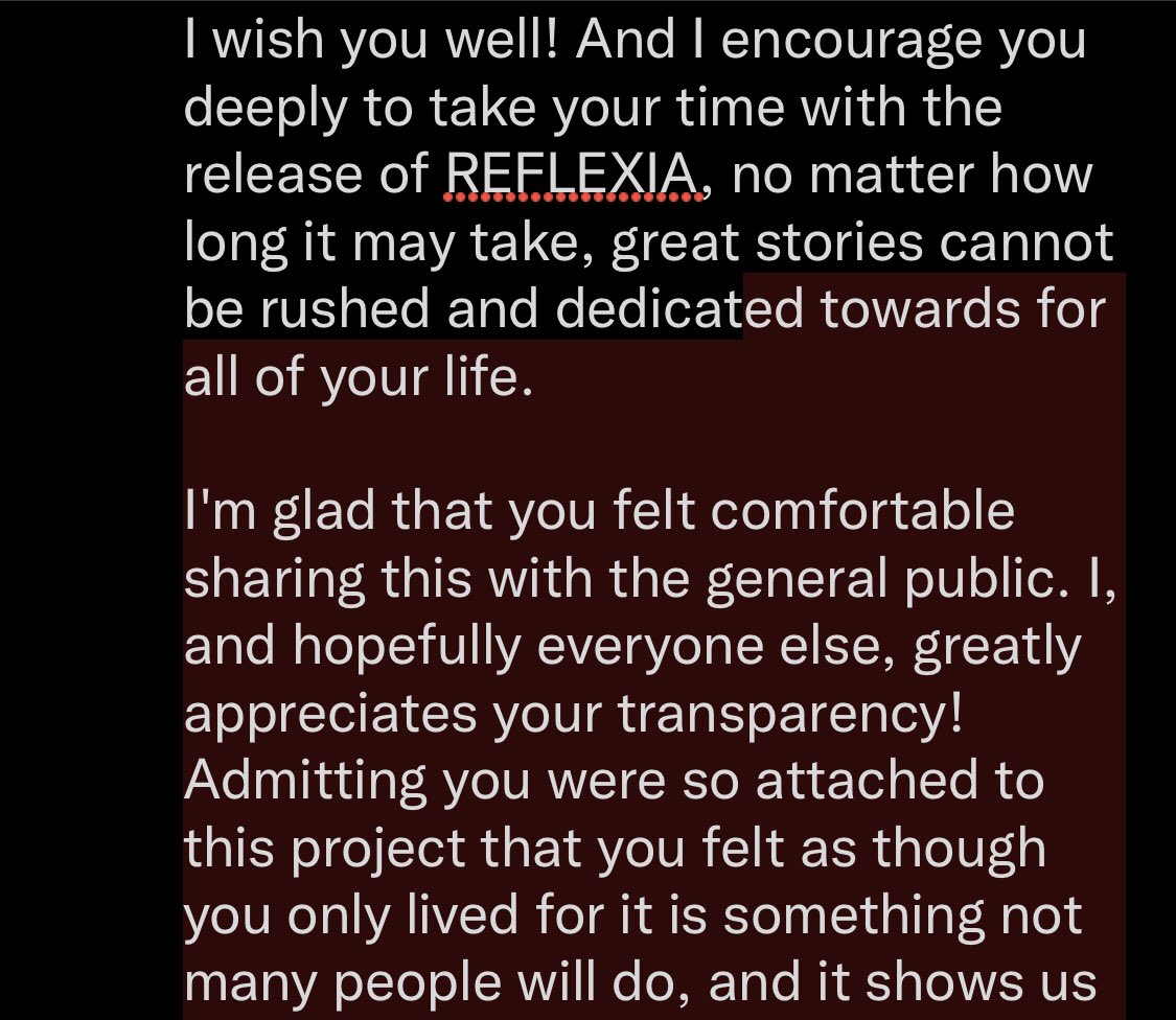 REFLEXlA_'s tweet photo. @mahounovel Hey, Mahoumaiden!

I'm speaking outside of the gimmick of this account being the REFLEXIA girl(s), and as a fan;

Likewise, I couldn't fit my reply in a tweet, so I have to resort to images.

Take care of yourself! Always! ♡ https://t.co/1RKJ7W8ceb