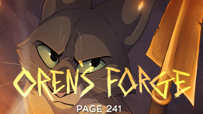 teagangavet's tweet photo. Just posted Oren's Forge PG 241!
Tapas: https://t.co/4EhPNYBQ9Q
FA: https://t.co/AQxvhHg3MI
DA: https://t.co/9Er16VNdI4

Help support the #comic, read 20+ pages ahead AND get bonus content on Patreon for only $5!
#orensforge #graphicnovel #webcomic
https://t.co/nqX2k8BX70 https://t.co/yuAPE5bFD6