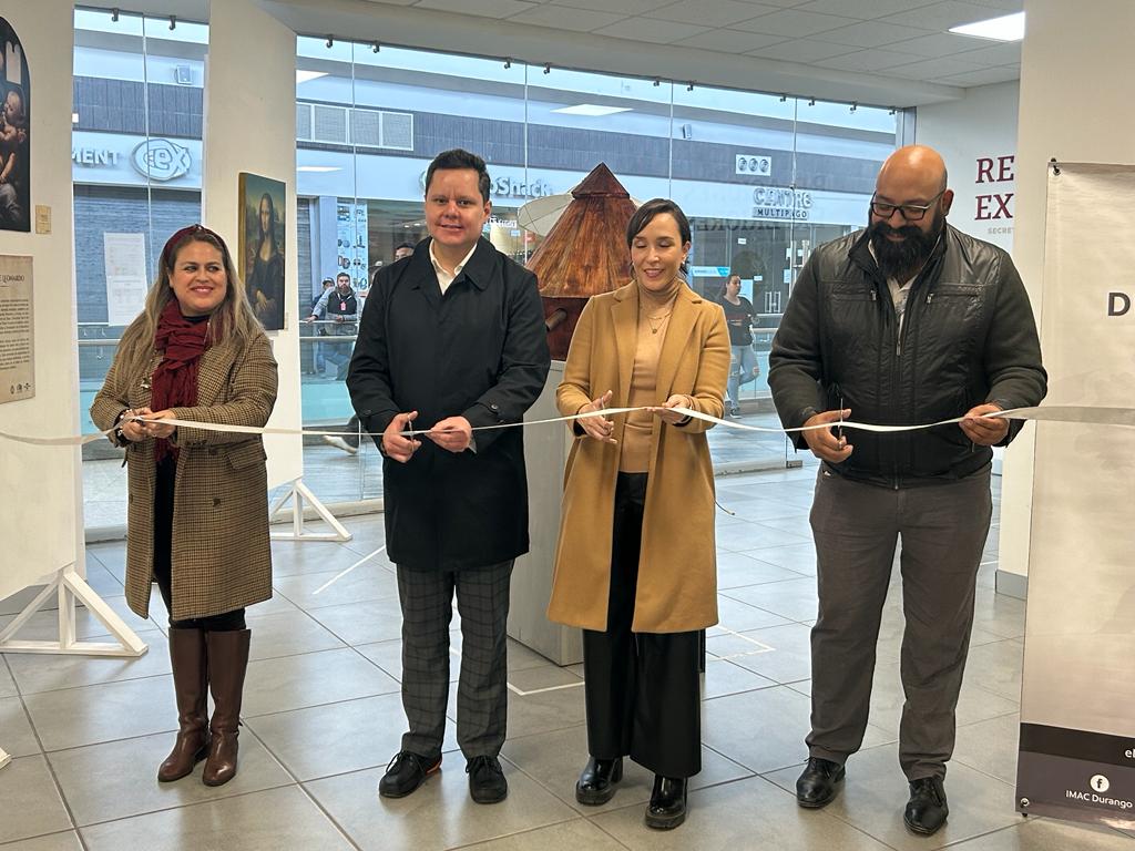 lic_aguadohdez's tweet photo. Hoy inauguramos una exposición más, en la oficina de #SRE en Durango.
Taller #LeonardoDaVinci
Es increíble el personaje, y la obra de duranguenses talentosos.
Gracias a @ElviraSilerio Directora Turismo, @shinobi_ortiz del @imac_durango y Lucerito Acosta, del Museo de la Ciudad. https://t.co/ZVZc7UJNSS
