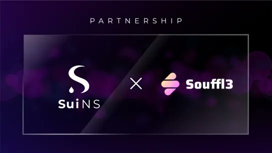 SuiNSdapp's tweet photo. Somebody once told #SuiNS to go BIG or go HOME. So we just had to take them up on the advice and here we are GOING BIG partnering with @nft_souffl3!! We are so excited to welcome the team to the #sui ecosystem and are building a deep partnership integrating our two platforms! https://t.co/jDzl6xqG8O