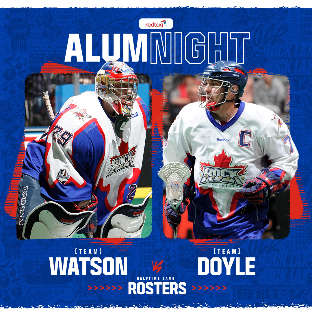 TorontoRockLax's tweet photo. Here are the rosters for #AlumNIGHT!

The autograph session begins just after doors open at 5:30pm on Saturday night and these two squads will square off at halftime!  Who ya got!?

Get your tickets now: https://t.co/3RWPcKcrNp https://t.co/AVnh114xTk