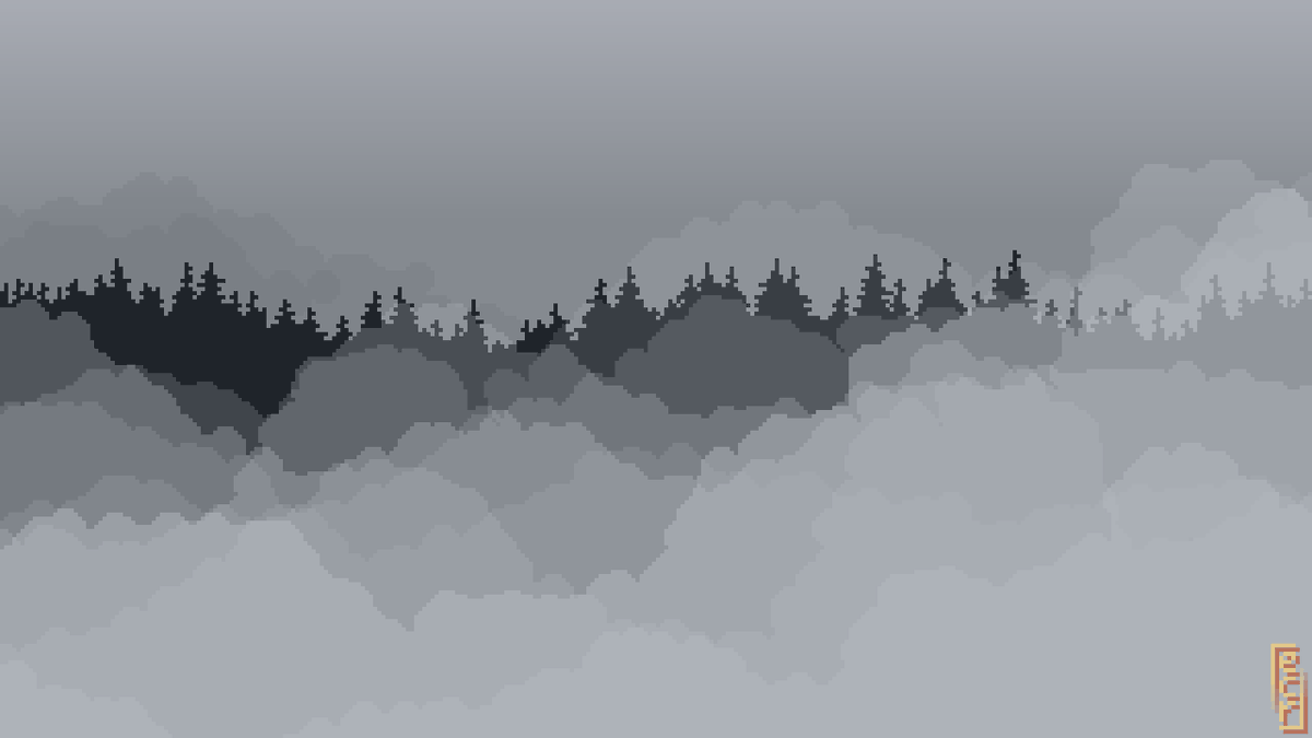 Evilcatrobot's tweet photo. Misty trees https://t.co/dcew04ShLh