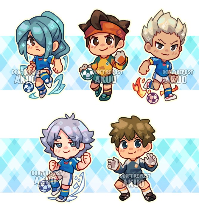 chibi inazuma eleven and inazuma eleven go