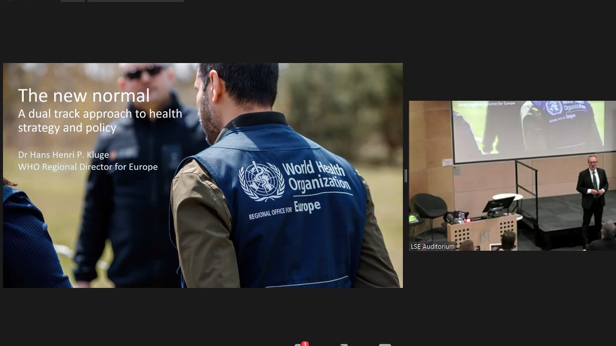 The new normal: A dual track approach to health strategy &amp; policy.

LSE Health's Annual Health Lecture that I delivered in London today. 

In a🌍in #permacrisis, dual track = preparing better for ever-mounting emergencies + strengthening essential health systems and services.

1/