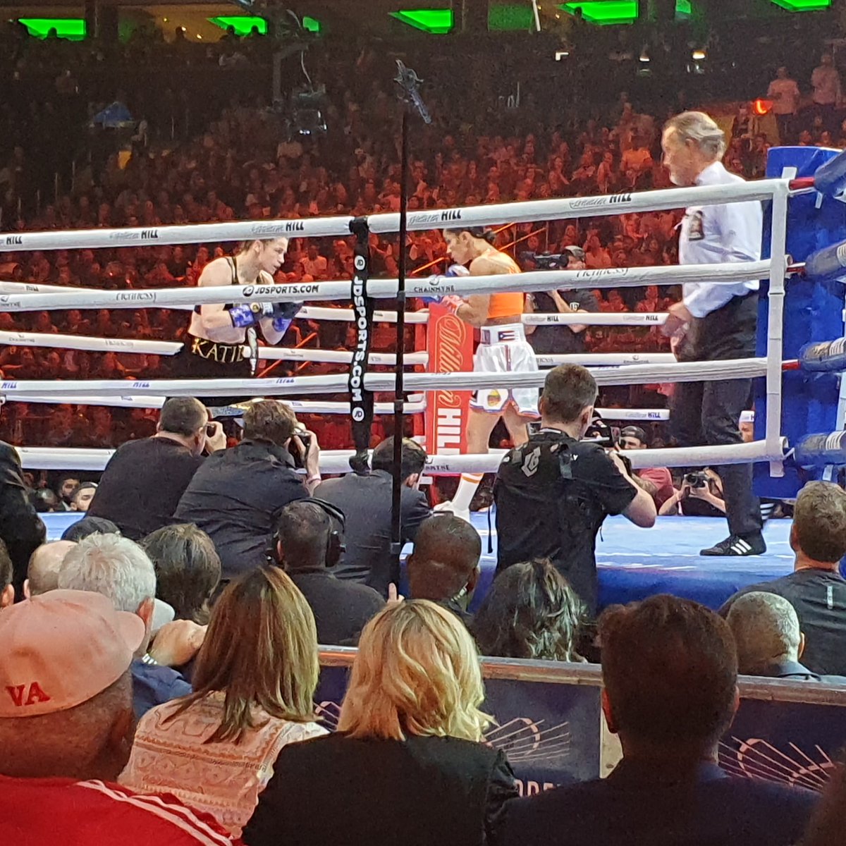 Can't wait for Taylor vs Serrano 2,first fight was the best event that I've ever attended #TaylorSerrano2 #KatieTaylor #AmandaSerrano 🔥🥊