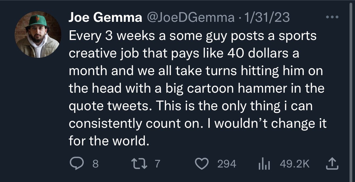 Joe Gemma tweet media
