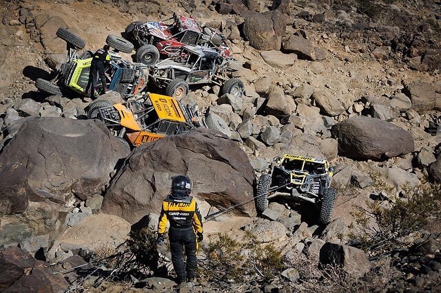 Check out this crazy winch route that @cody_miller_22 and <a href="/codytaylor48/">Cody Taylor</a> took out of King’s Veto during the Race of Kings 4400 race at King of the Hammers! Hard to see from this angle, but their @warnindustries 9.0RC winch is pulling them up and over a hu… instagr.am/p/ConKuxqPNzF/