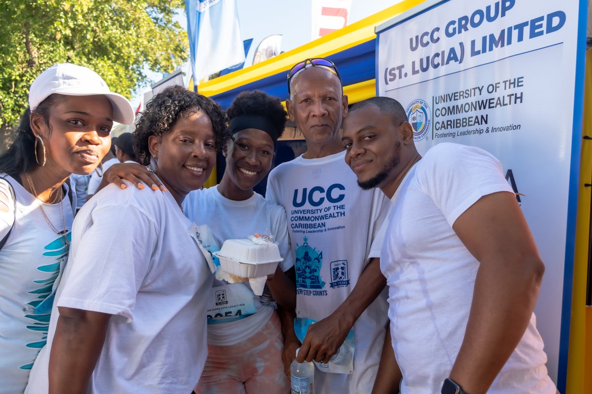 UCCjamaica's tweet photo. Staff and Faculty from UCC and other entities in the UCC Group of Companies were among the over 14,000 persons who participated in the now historic 25th staging of the Sagicor Foundation's Sigma Corporate Run, helping to raise a magnificent $91,852,500.

 #UCCGroup #SigmaRun2023 https://t.co/WnAJx4n8rt