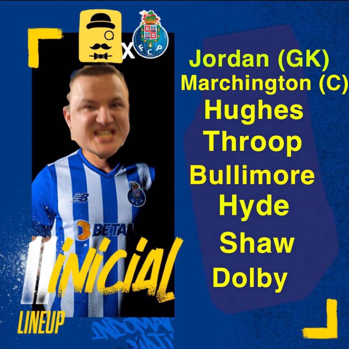fc_poortoe's tweet photo. Presenting tonight’s team sponsored by @AndyRobsonTips! After a social media break the Toes start the news season as back-to-back league champs with a tough game against their biggest opposition #UTPT https://t.co/lFsR9FoyW2