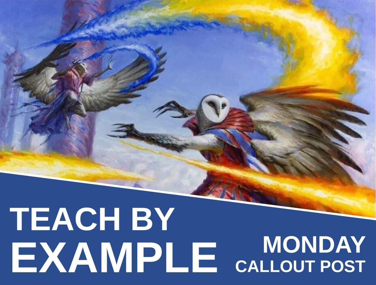JudgeAcademy's tweet photo. It's Monday! Whether it was at an event, a conference, or online, share stories of the judges who inspired you this past week. Spread some good vibes! 🦉💙
#JudgeAcademy #JATeachByExample #MagicTheGathering https://t.co/SoJWYX2Fn7
