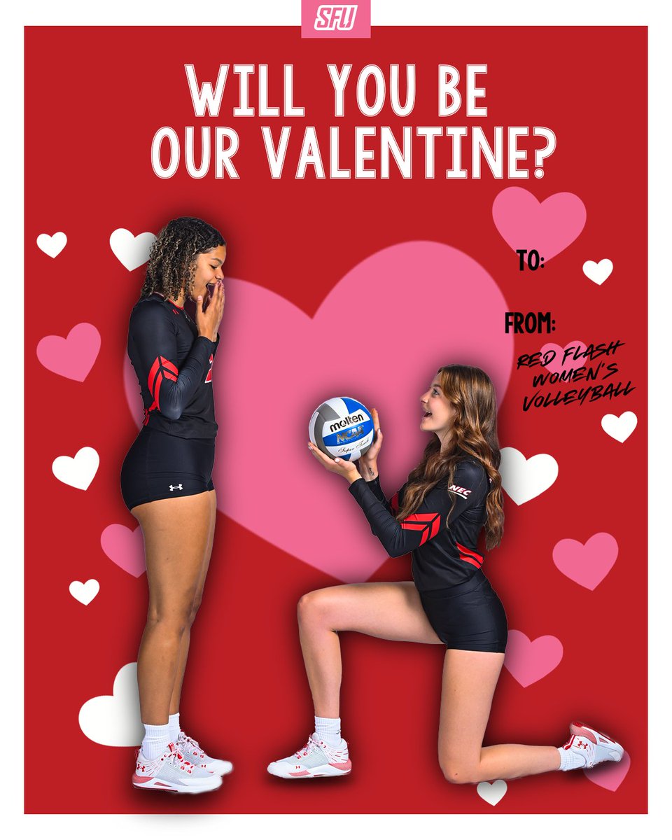 RedFlashVB's tweet image. Happy Valentine's Day from Red Flash Women's Volleyball 💕

🔴⚡️🏐
#GoRedFlash #RedFlashvb