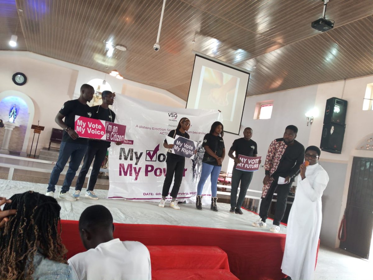 Dear Nigerian, your vote is your power to influence and shape the future of our dear country for better. It is your right, your civic duty, and your vote counts. 

This was our key message last weekend as my team and I embarked on an advocacy and voter education exercise in Jos.