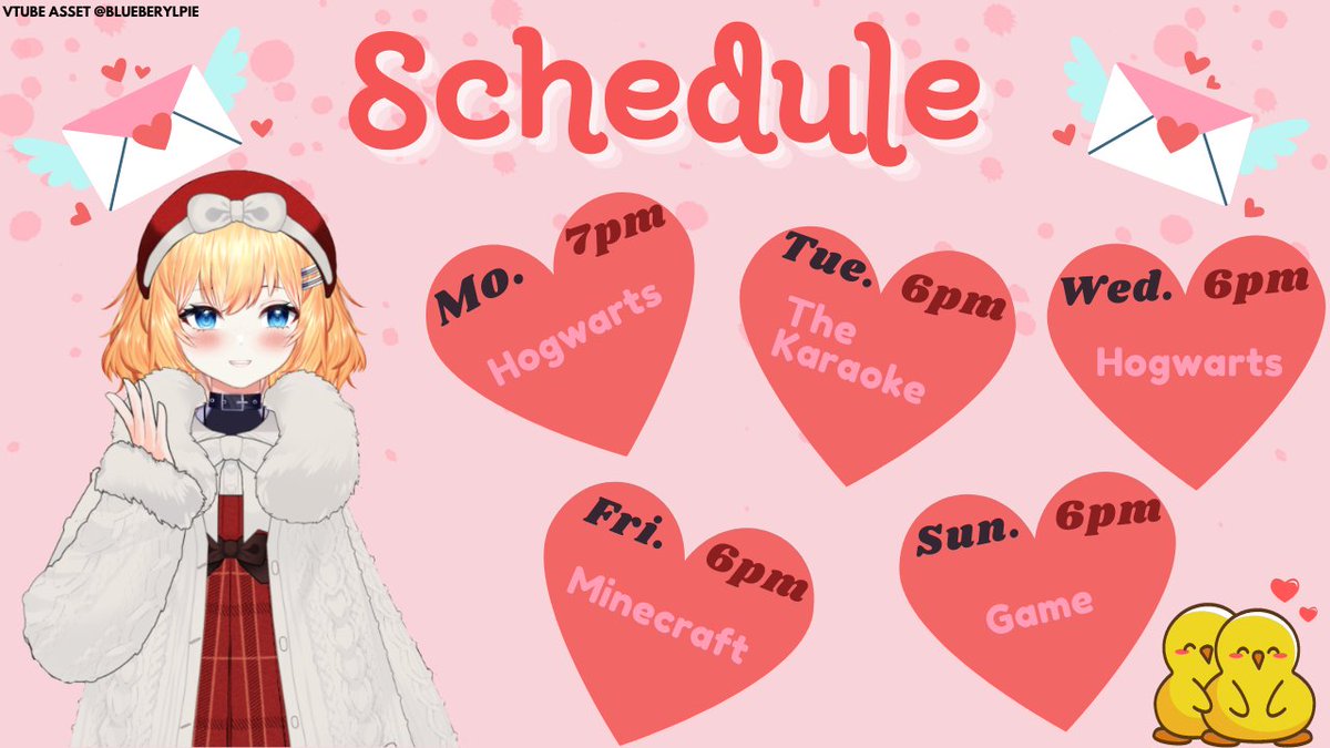 Pyooriin's tweet photo. The Schedule of this Week 🧡
https://t.co/L97XPqVKU3
#PyoLive #VtuberEn #Twitch #Streamschedule https://t.co/GTMsDPQovB