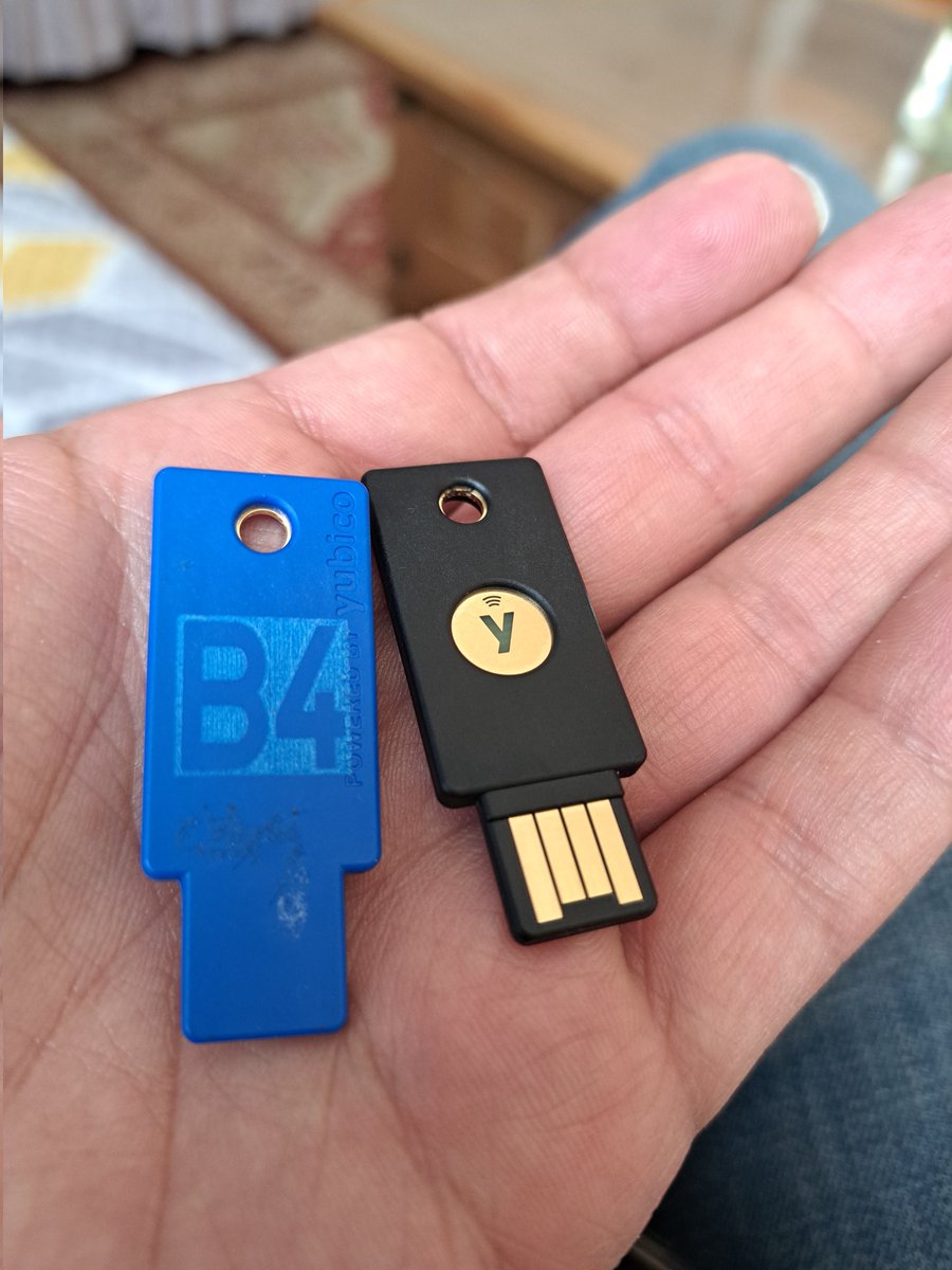 Got myself a few <a href="/Yubico/">Yubico | #YubiKey</a> keys #security #2fa