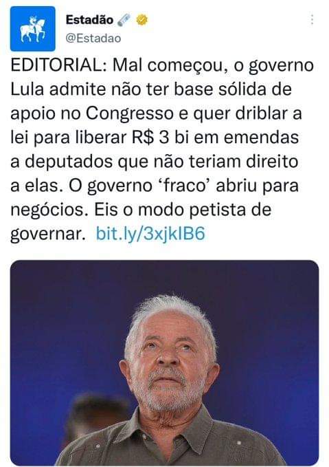 EvandraFinger's tweet photo. A vantagem que a postagem está no Estadão vai dar respaldo no que sempre falamos. Quando chegar a hora,muitos saberão a verdade. Lembrem que o exército interviu  no comunismo. Não falem mal do exército por causa da covardia de uns 2,3 generais https://t.co/E0HvEFW4j9