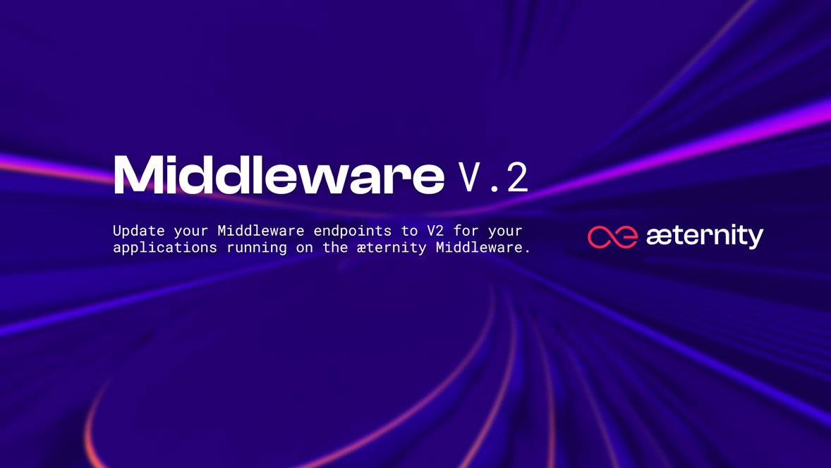aeternity's tweet image. Devs using Middleware, get ready for a faster & more efficient API experience with V2 endpoints! 💨💻 Upgrade now before V1 endpoints deprecate on May 1st. Check out new API features & structure on Github: bit.ly/3DXhsPF #APIupgrade #Middleware #DeveloperTools