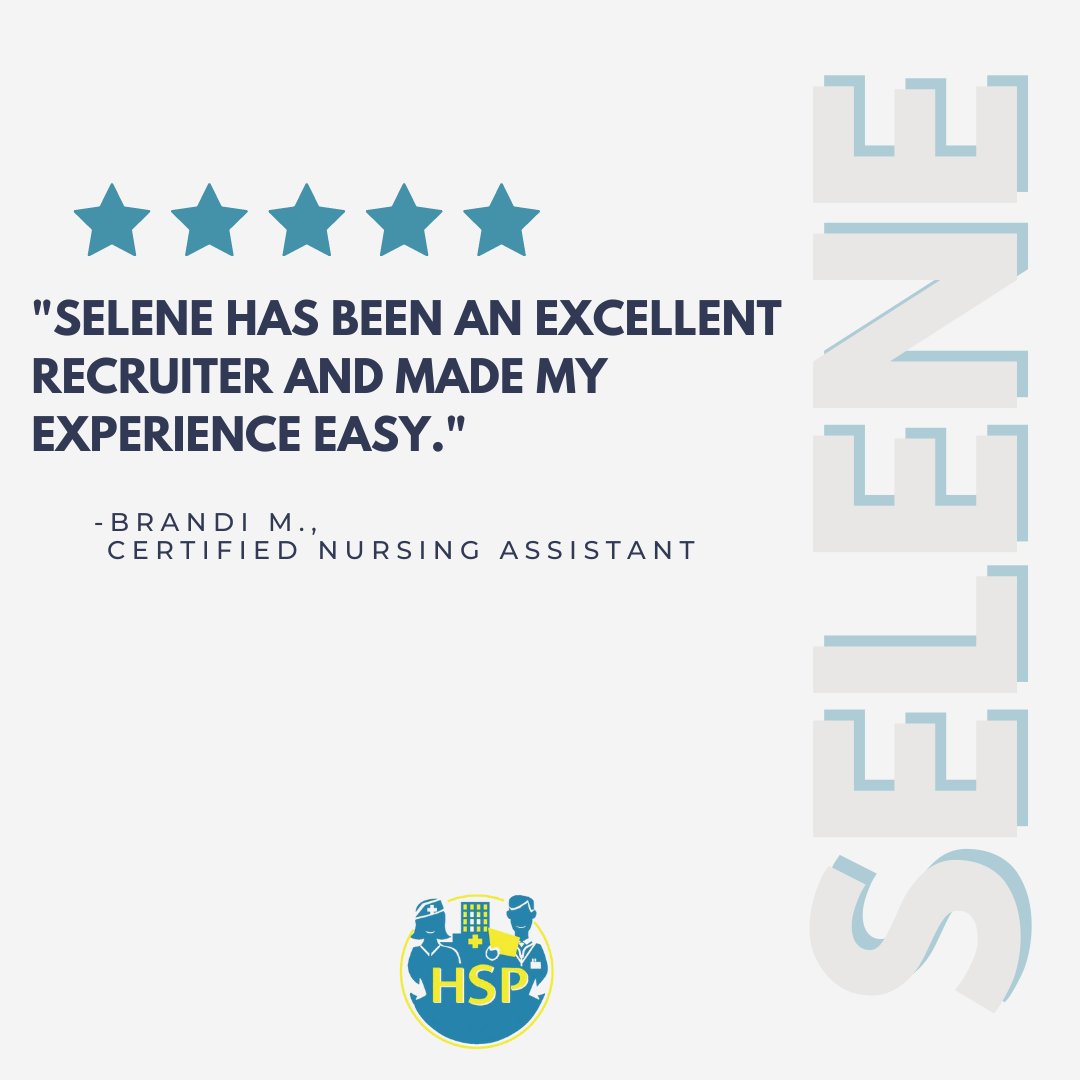 HSP_Inc's tweet photo. Listen to what our clients have to say about their experience with Selene! Check out the latest 5-star review ๐
.
.
.
#ClientSatisfaction #RecruitmentExpertise #JobMatchMadeEasy #greatrecruiter #recruiter https://t.co/WYVy16vJSb