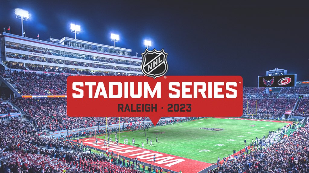 Thrilled to #soundtrack the @nhl #stadiumseries game in Raleigh, North Carolina this weekend. Catch the matchup @canes vs. @capitals at 8p EST on ABC & ESPN 🔊🏟️📺
