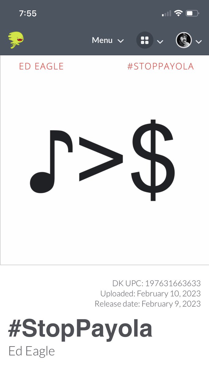 This is for #indie #musicians who are repulsed by an industry that makes it impossible - short of viral-clip luck - to be heard on a large scale. 
<a href="/billboard/">billboard</a> exposed modern-day payola. Help 
<a href="/NAS_Spotlight/">New Artist Spotlight</a> #stoppayola 

spoti.fi/3IkvYmU

<a href="/Neilyoung/">Neil Young</a> <a href="/foofighters/">Foo Fighters</a> <a href="/elonmusk/">Elon Musk</a>