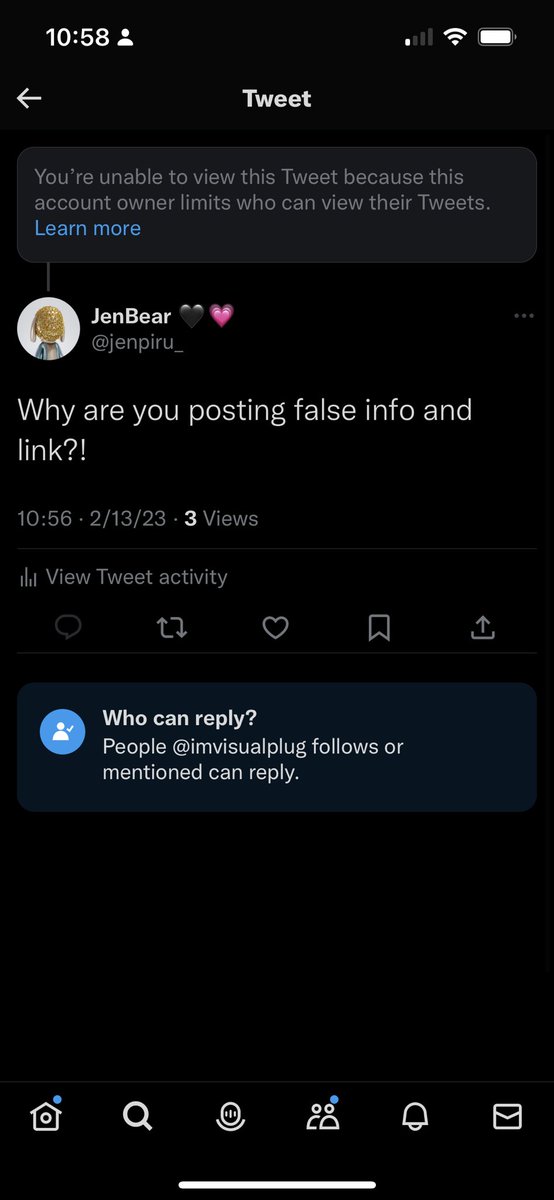 This guys <a href="/imvisualplug/">PUMA.eth</a> is spreading incorrect information and malicious link about <a href="/akidcalledbeast/">a KID called BEAST</a>! 🤬
He blocked me right after I commented - Please report! Stay safe &amp; vigilant 🙏🏼 #AKCB
