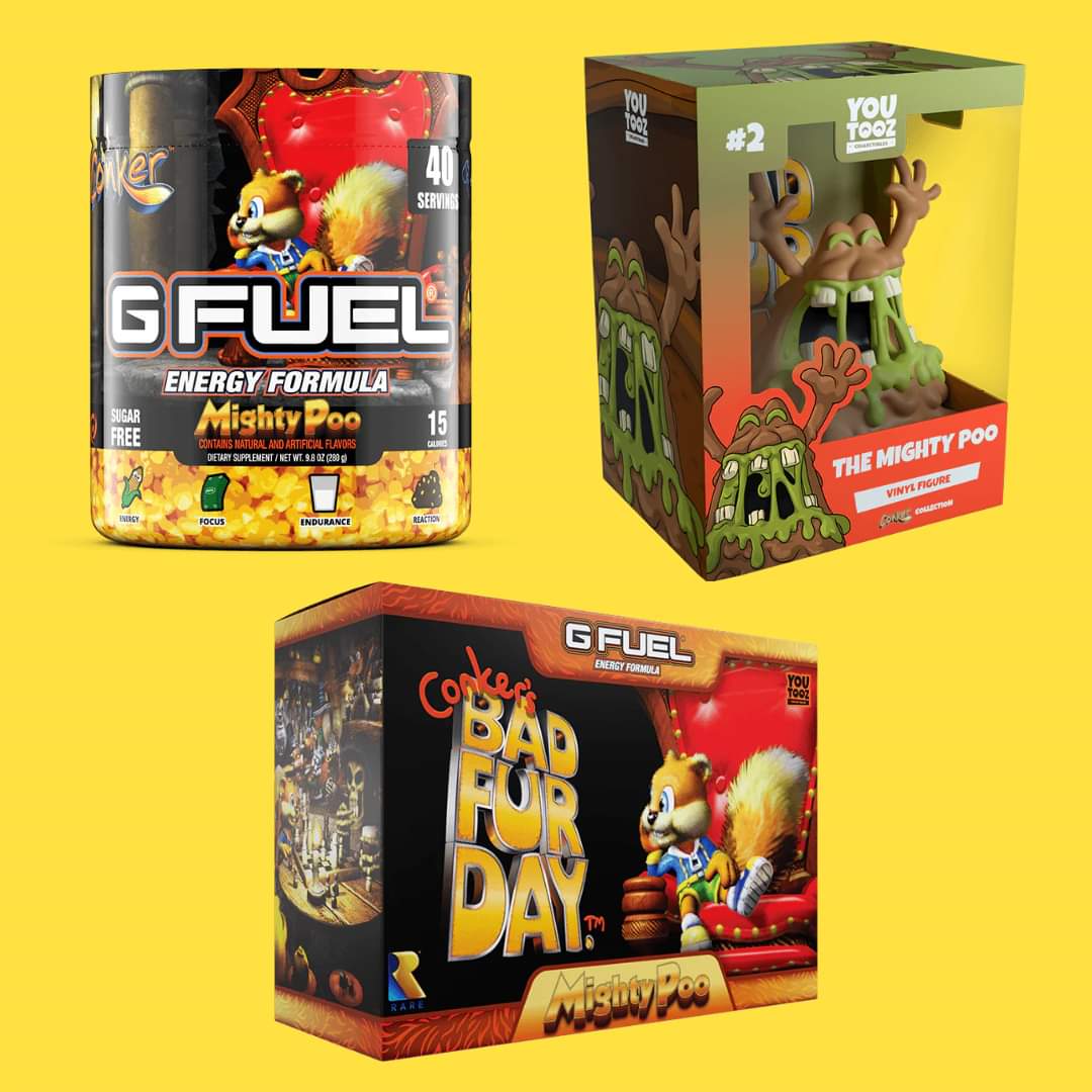 GFuelEnergy's tweet image. 🤎 𝗟𝗜𝗞𝗘 + 𝗥𝗧 + 𝗙𝗢𝗟𝗟𝗢𝗪 to win a @RareLtd x #GFUEL "MIGHTY POO" COLLECTOR'S BOX!!! EXCLUSIVE @youtooz Figure Included!

💩 Picking 2 winners tomorrow bc it's #NationalPoopDay AND bc we just RESTOCKED these bad boyz!

🛍️ 𝗚𝗘𝗧 𝗬𝗢𝗨𝗥𝗦: GFUEL.ly/mighty-poo-tw