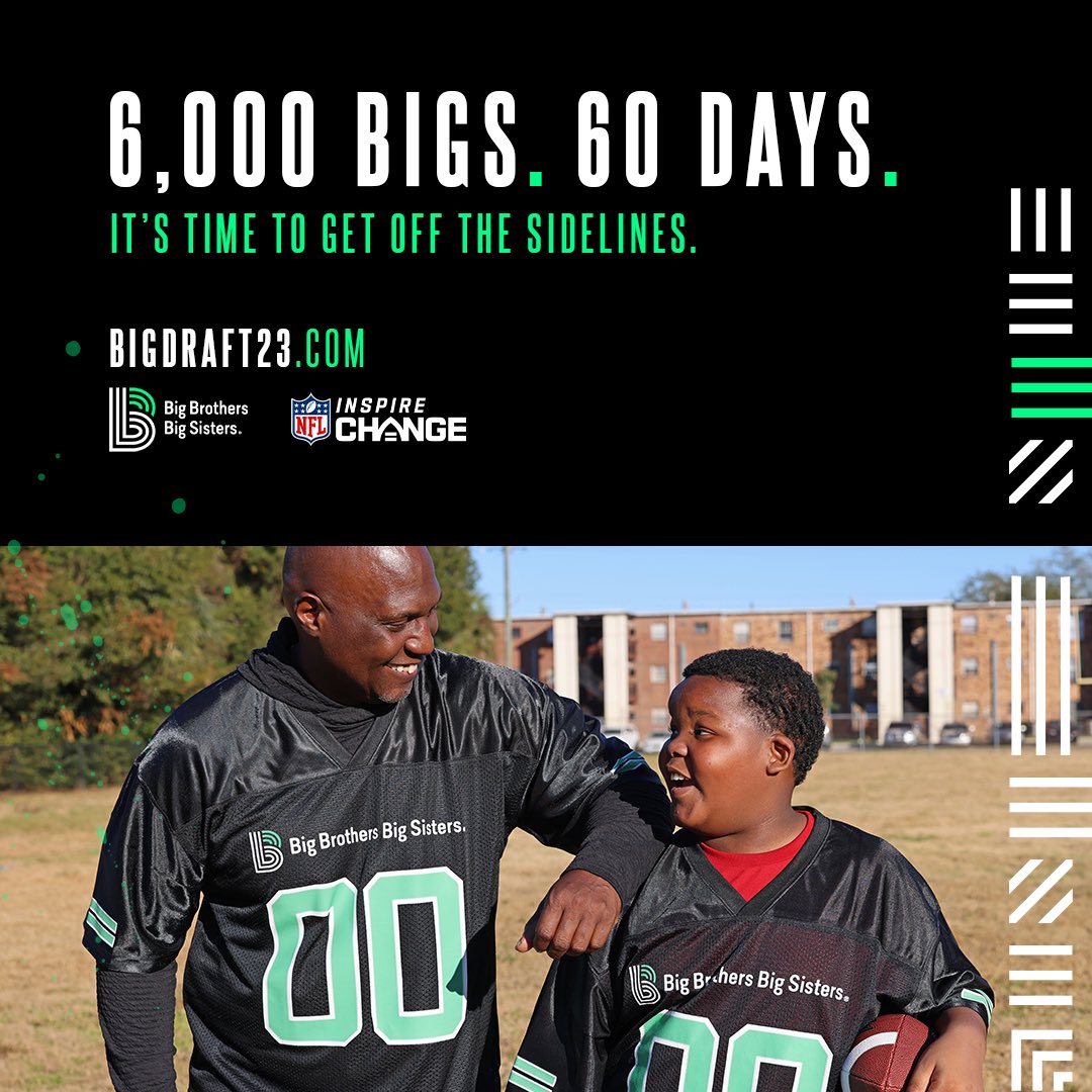 TheIowaFdn's tweet photo. We are partnering with Big Brothers Big Sisters across Iowa on the #BigDraft. Nationwide BBBS has the goal of 6,000 Bigs in 60 days. Stay tuned for videos from some of your favorite Iowan players and former Hawkeyes, Cyclones &amp; Panthers. Find out more by visiting the link below. https://t.co/v2qrPmDOTX